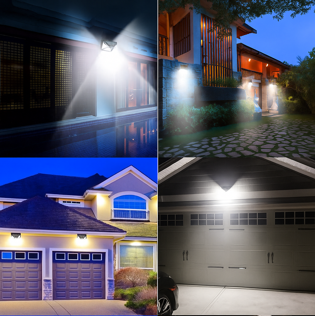 Evura Goods LED Solar Wandlamp Buiten – 250 Lumen – Bewegingssensor – Daglicht Wit – IP65 Waterdicht