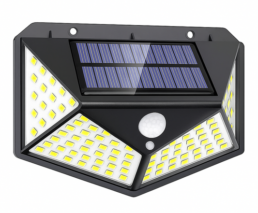 Evura Goods LED Solar Wandlamp Buiten – 250 Lumen – Bewegingssensor – Daglicht Wit – IP65 Waterdicht